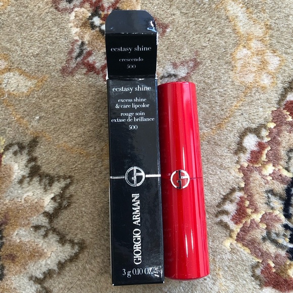 NIB Giorgio Armani ecstasy shine lipstick #500 - Picture 3 of 10